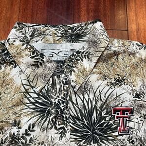 Game Guard Texas AM Shirt Men 3XL Cactus Camo Floral Vented Hunting Outdoor Logo